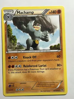 Machamp (50) Plasma Blast 50/101 MP-LP Pokemon Card - Image 1