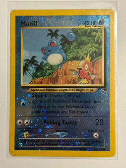 Marill 11/18 Southern Islands Reverse Holo Pokemon Card - Image 1