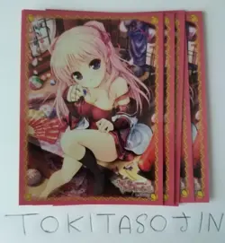 Set 7 Card Sleeves Comiket Official Goods 67x92mm Akari Miyaguni August - Image 1