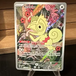 Pokemon Kecleon Illustration Rare Full Art Holo Card SV08 Surging Sparks 213/191 - Image 1