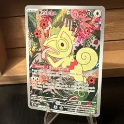 Pokemon Kecleon Illustration Rare Full Art Holo Card SV08 Surging Sparks 213/191 - Image 2