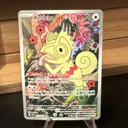 Pokemon Kecleon Illustration Rare Full Art Holo Card SV08 Surging Sparks 213/191 - Image 3