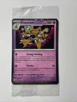 SEALED Alakazam 82/167 Cosmos Holo Knockout SEALED PROMO Pokemon Card - Image 1