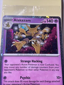 SEALED Alakazam 82/167 Cosmos Holo Knockout SEALED PROMO Pokemon Card - Image 3