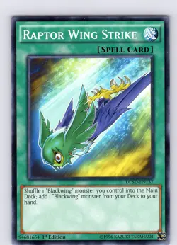 Yu-Gi-Oh TCG Raptor Wing Strike LC5D-EN137 1st Edition Common Card NM - Image 1