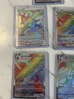 Pokemon VMAX & VSTAR Machamp Arceus Dialga Corviknight Urshifu Card Lot 5 Cards - Image 3