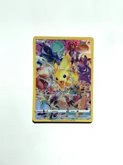 Pokemon Pikachu TCG Full Art Secret Rare Holo Card 160/159 Crown Zenith NM-M - Image 1