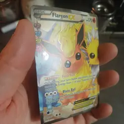 Full Art Holo Rare Flareon EX Radiant Collection RC28/RC32 Pokemon Card - Image 4
