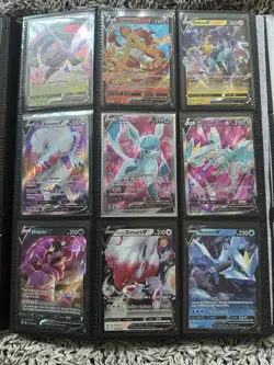 200+ Pokemon Card Binder Lot: SIR, SAR, GX, Gold, IR, Vmax, V, AR, Rainbow, etc - Image 4