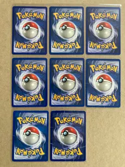 Pokemon Jungle - MEOWTH #56 - 7 CARD LOT, Heavy Play to Near Mint - Image 2
