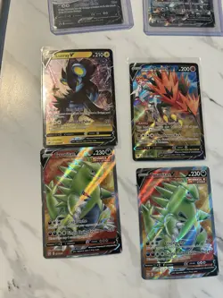 Pokemon V GX Holo Card Lot Tyranitar Empoleon Mewtwo 16 Cards Battle Styles - Image 2