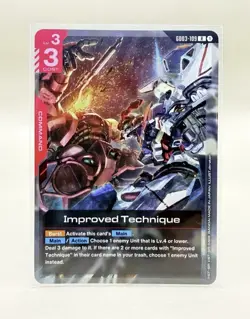 Improved Technique GD03-109 R Gundam Card Game Steel Requiem - Image 1