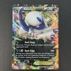 Absol EX XY62 XY Holo Black Star Promo Pokemon TCG Card - Image 1