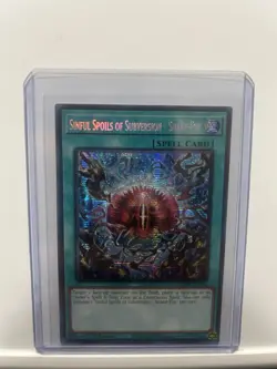 Yu-Gi-Oh Sinful Spoils of Subversion Snake-Eye MP24-EN104 Prismatic Secret Rare - Image 1