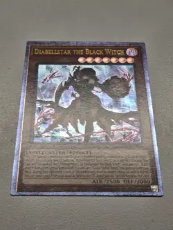 Diabellstar the Black Witch (UTR) OP26-EN001 Heavy Stamp Ultimate Rare Yugioh NM - Image 3