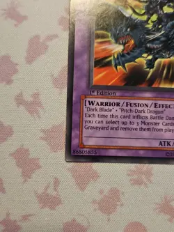 Yu-Gi-Oh! Dark Blade the Dragon Knight 1st Edition DR3-EN095 Rare LP - Image 5