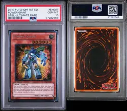 Power Giant #EN007 2010 Yu-Gi-Oh! 1st Edition STBL Ultimate Rare PSA 10 - Image 3