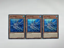 MZMU-EN034 Veiss Shark x3 Super Rare 1st Edition YuGiOh Playset - Image 1