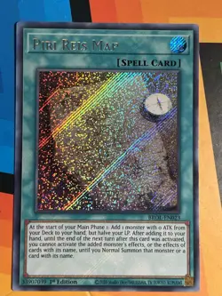 Yu-Gi-Oh! TCG Piri Reis Map Secret Rare BROL-EN023 NM 1st Edition - Image 1