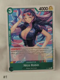 One Piece TCG Nico Robin Heroine's Battle Pack Promo - Image 1