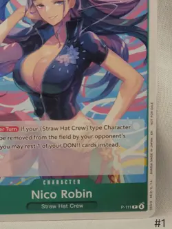 One Piece TCG Nico Robin Heroine's Battle Pack Promo - Image 4