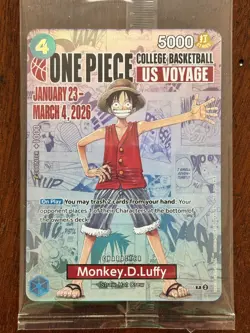 One Piece Monkey.D.Luffy (College Basketball US Voyage) Promotion P-055 - Image 1