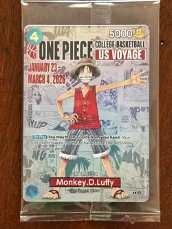 One Piece Monkey.D.Luffy (College Basketball US Voyage) Promotion P-055 - Image 1