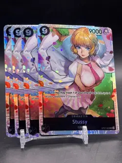 x4 Stussy - OP07-085 - SR - 500 Years in the Future - One Piece TCG playset - Image 1