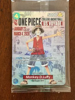 One Piece Monkey.D.Luffy (College Basketball US Voyage) Promotion P-055 - Image 1