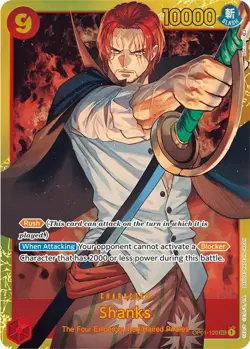 One Piece Shanks (OP01-120/284) OP01 Romance Dawn LP FOIL - Image 1