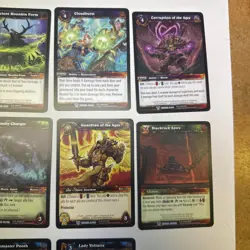 World Of Warcraft TCG Betrayal Of The Guardian Rare Lot - Image 4