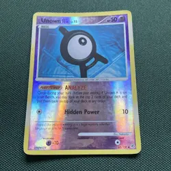Pokemon Card | Unown A 65/130 | Uncommon | Reverse Holo | Diamond & Pearl Base - Image 1