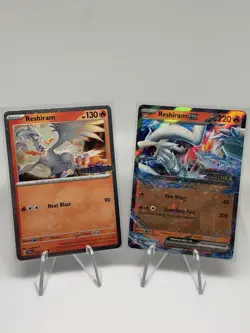 Reshiram Pokemon Promo Card Lot Holo EX Stellar Crown Journey Together English - Image 1
