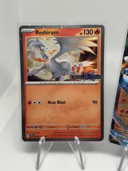 Reshiram Pokemon Promo Card Lot Holo EX Stellar Crown Journey Together English - Image 2