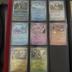 Prismatic Evolution Eeveelutions Masterball 8 card Set In English. - Image 1