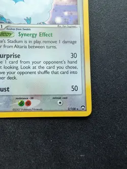 Mint Pokemon Altaria Holo Card 2/108 Power Keepers - Image 5
