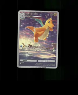 FAN-ART READ DESCRIPTION BELOW HOLO Dragonite Card Dragonite Pokemon Card p1 - Image 1