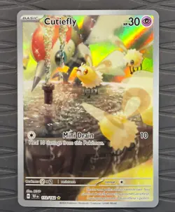 Cutiefly Temporal Forces 172/162 Illustration Rare Holo Full Art Pokemon Card NM - Image 1