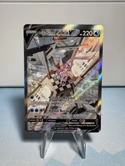 Pokemon TCG Astral Radiance Origin Forme Palkia V Alt Full Art 167/189 Holo Card - Image 1