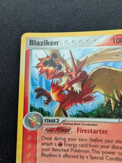 EX Pokemon Blaziken Holo Card 5/108 Power Keepers - Image 2