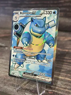Pokemon TCG Blastoise EX 184/165 Ultra Rare Holo Card Scarlet Violet-151 - Image 3