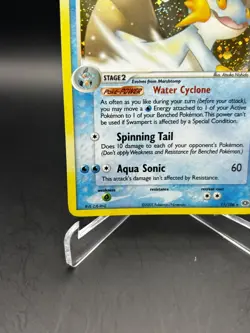 2005 Swampert 11/106 EX Emerald Holo Rare Card Nintendo Vintage LP/NM - Image 3