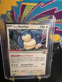 Hop's Snorlax - (GameStop) (Cosmos Holo) 117/159 Miscellaneous Cards & Products - Image 1