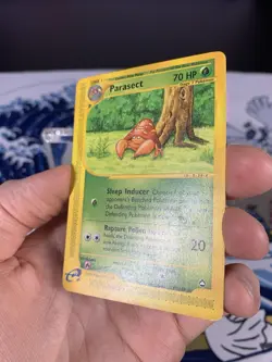 Pokemon Card Aquapolis 27/147 Parasect Non Holo LP - Image 5