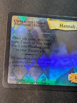 Hannah Abbott 7/116 - Harry Potter TCG - WOTC Collectible Card Game - Image 2
