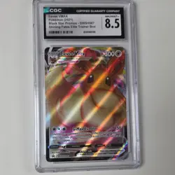 Pokemon Eevee VMAX Gigantamax Promo Holo SWSH087 PSA Graded Card - Image 1