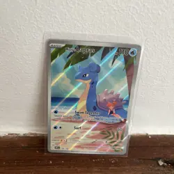Mistys Lapras Full Art Rare Illustration Card 194/182 Destined Rivals Near Mint - Image 2
