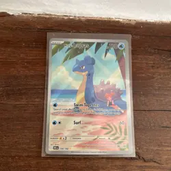 Mistys Lapras Full Art Rare Illustration Card 194/182 Destined Rivals Near Mint - Image 3