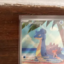 Mistys Lapras Full Art Rare Illustration Card 194/182 Destined Rivals Near Mint - Image 4