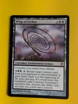 Whip of Erebos...Rare Theros Magic the Gathering Card. - Image 1